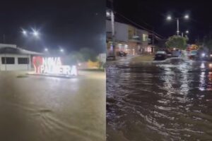 Nova Palmeira "vira mar" após chuvas ultrapassarem 100 mm e Rio Picuí registra cheia após 20 anos