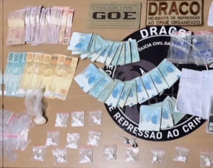 Operação contra facção prende quatro pessoas e apreende R$ 23 mil, armas e drogas na Paraíba