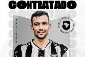 Treze anuncia a contratação de Filipe Garça