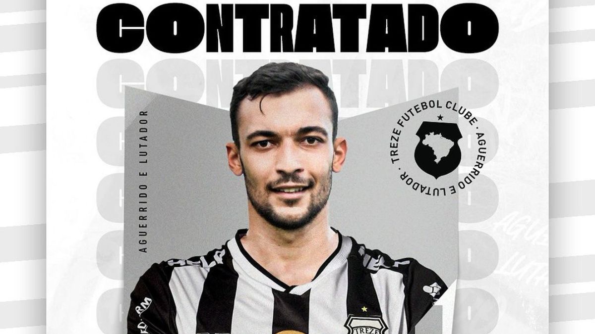 Treze anuncia a contratação de Filipe Garça