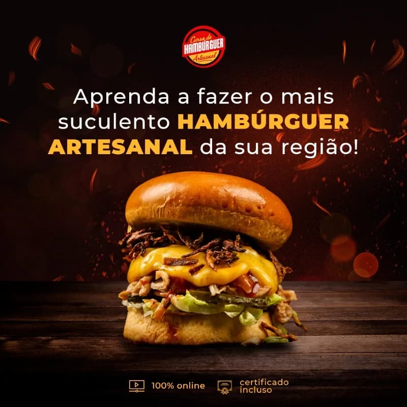 Curso de Hambúrguer Artesanal