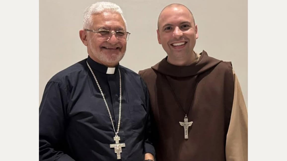 Frei Gilson chega a João Pessoa e se encontra com Dom Manoel Delson