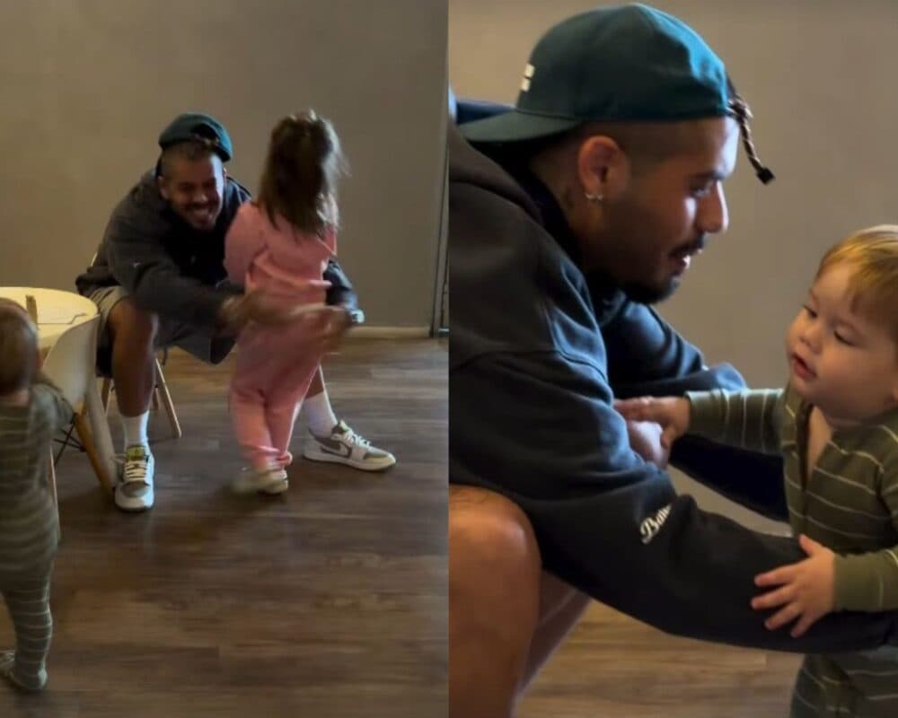 Zé Felipe celebra volta dos filhos após viagem de Virginia à Espanha